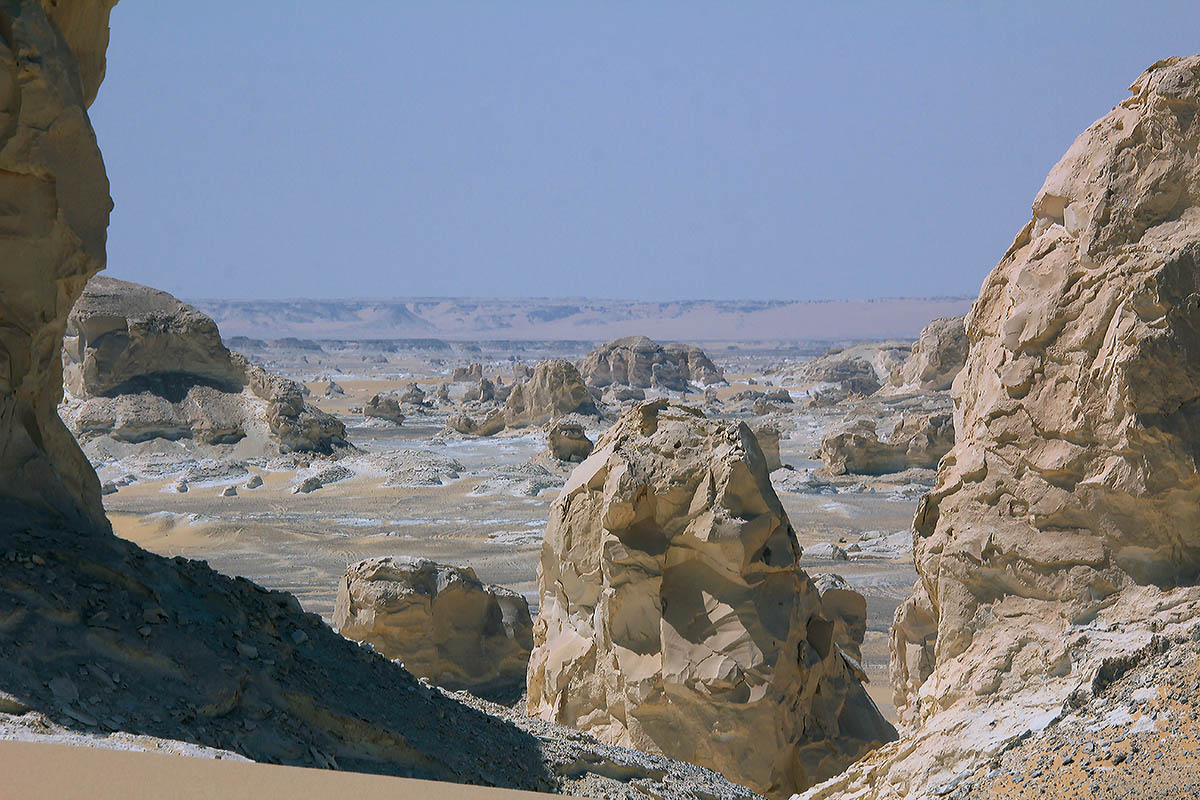 Белая пустыня, изображение ландшафта.