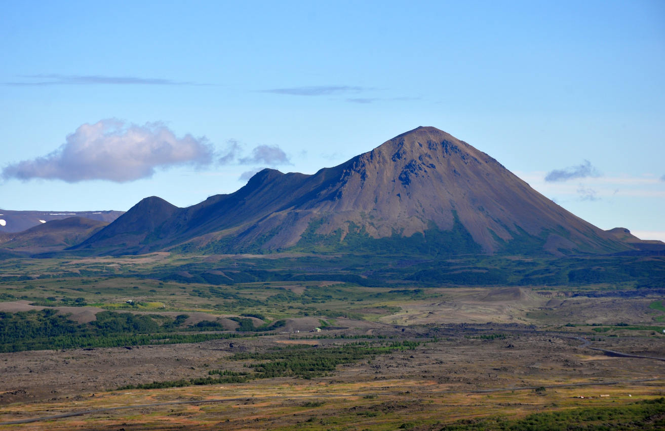 Окрестности озера Миватн, image of landscape/habitat.