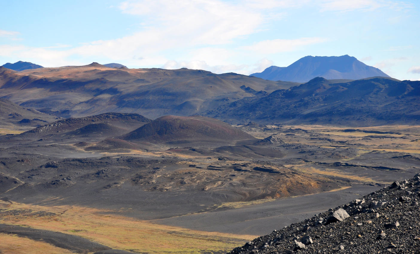 Окрестности озера Миватн, image of landscape/habitat.