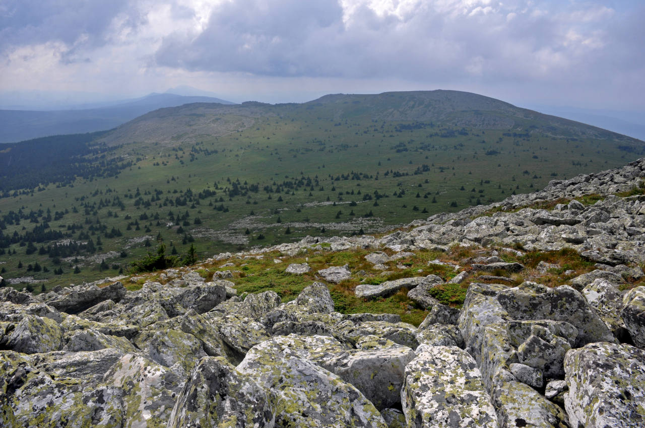 Хребет Зигальга, изображение ландшафта.