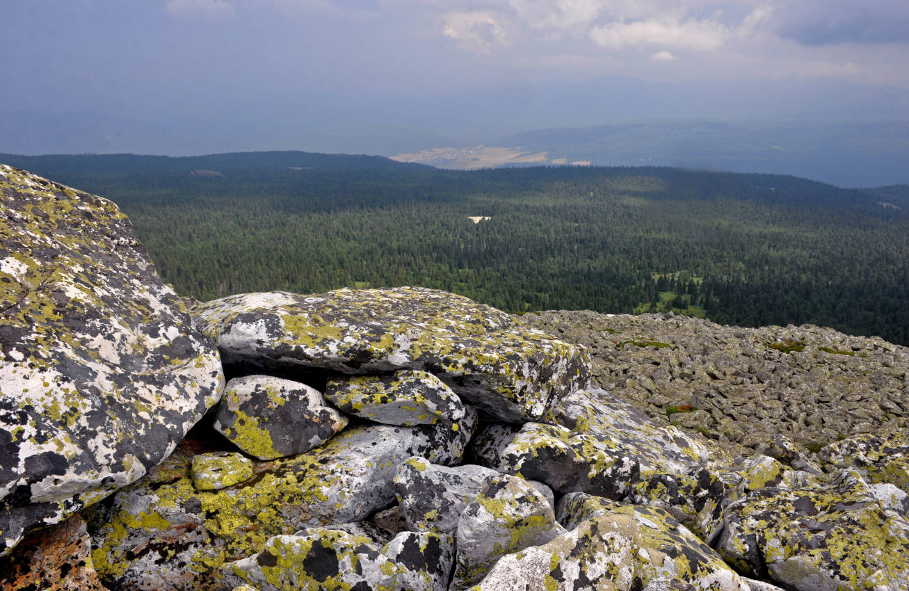 Хребет Зигальга, изображение ландшафта.