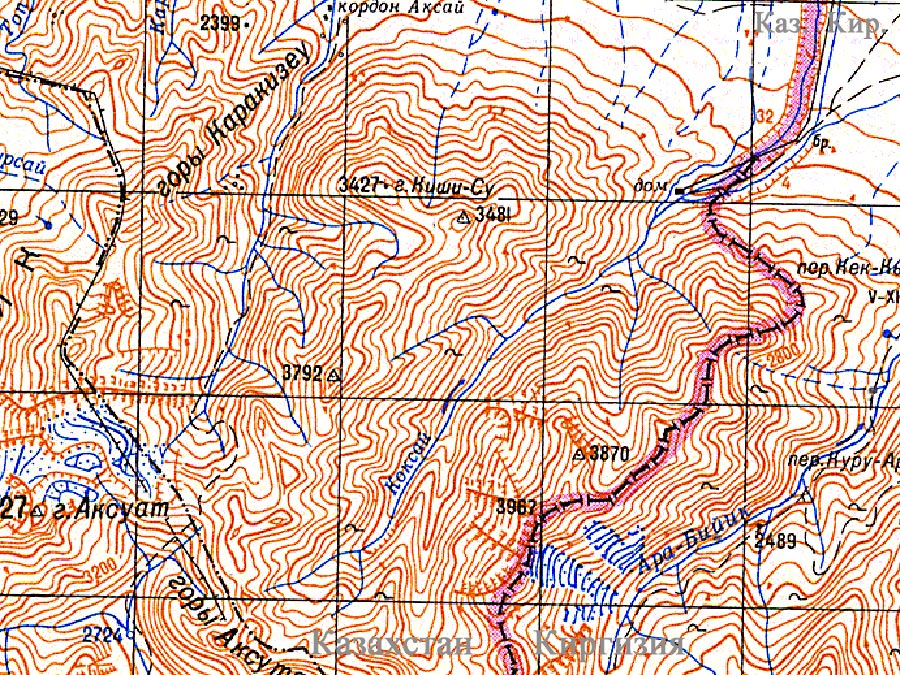 Ущелье Коксай, image of landscape/habitat.