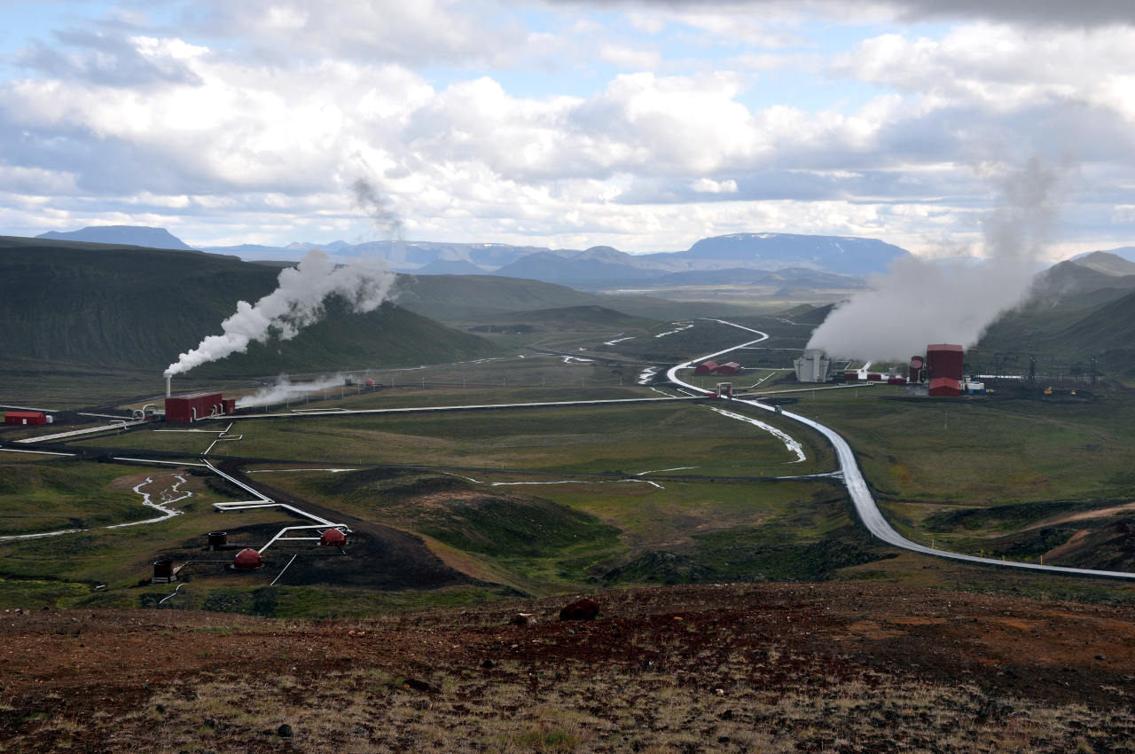 Окрестности озера Миватн, image of landscape/habitat.