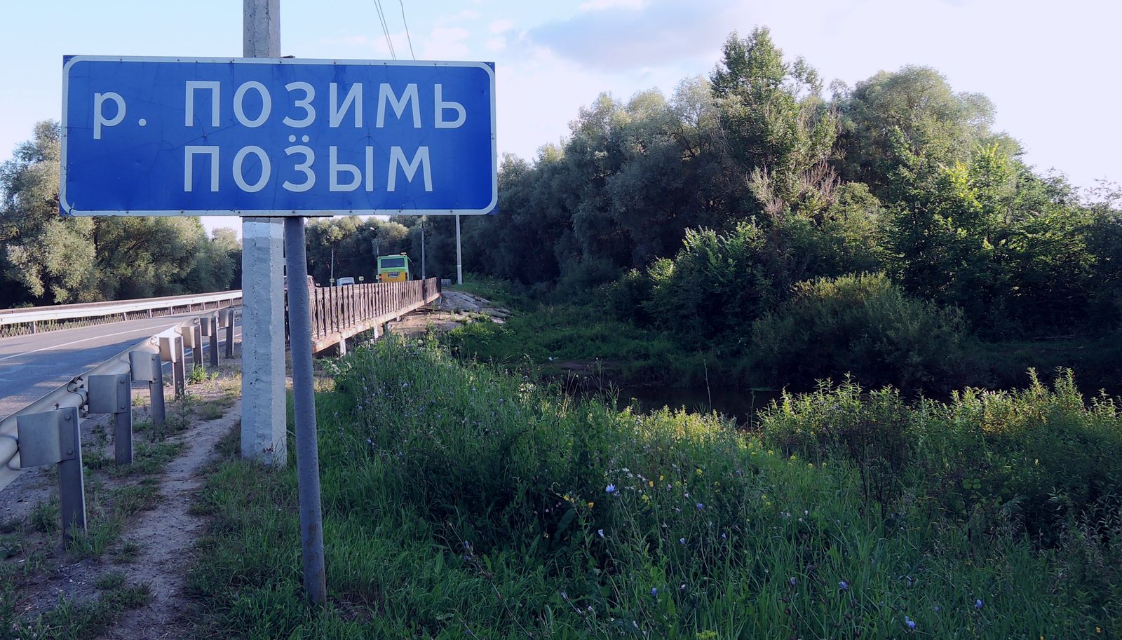 Мост через Позимь, image of landscape/habitat.