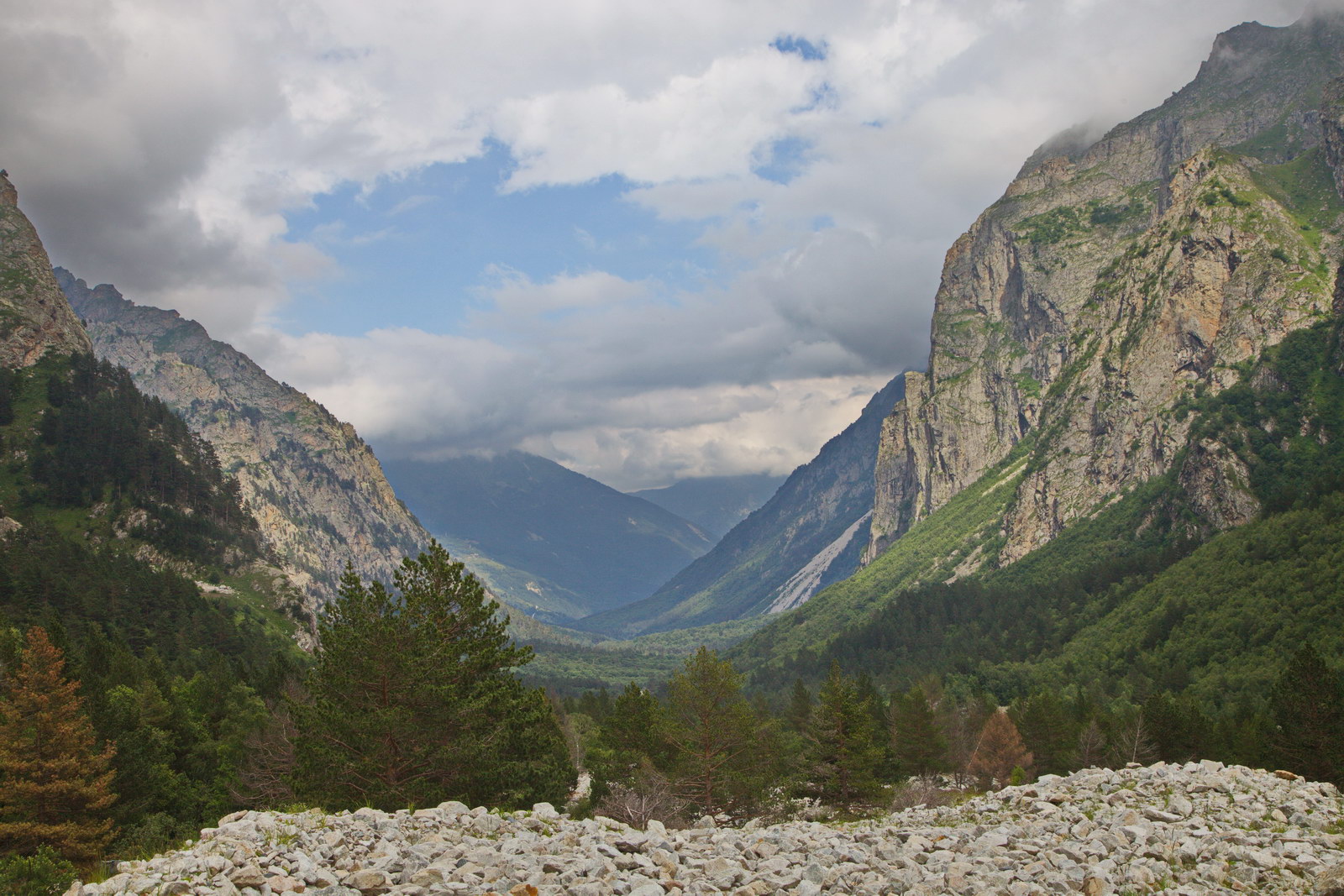 Верховья Цейского ущелья, image of landscape/habitat.