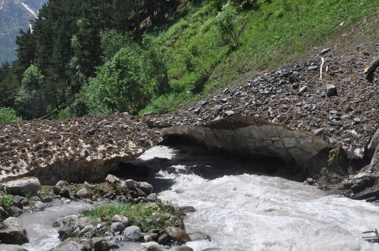 Долина реки Терскол, image of landscape/habitat.