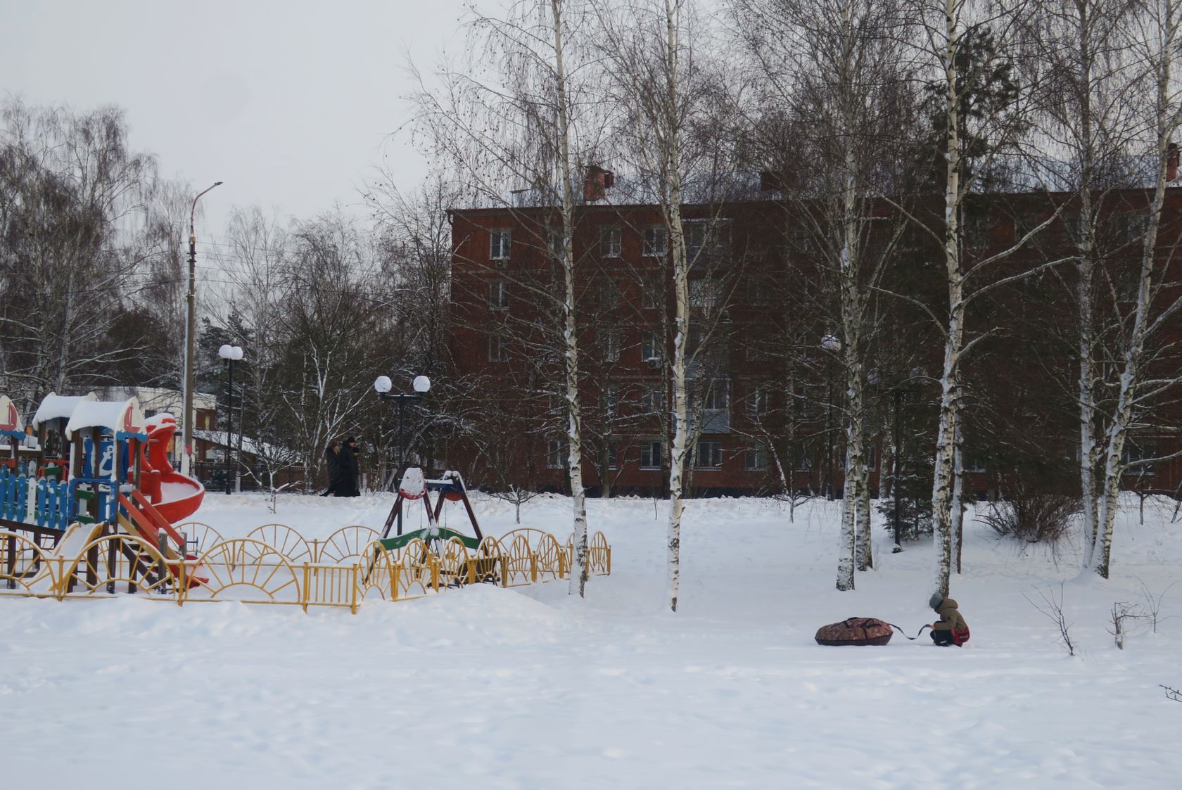 Стахановское озеро, изображение ландшафта.