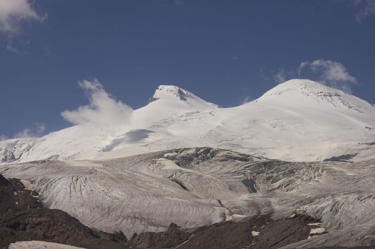 Ледник Малый Азау, изображение ландшафта.