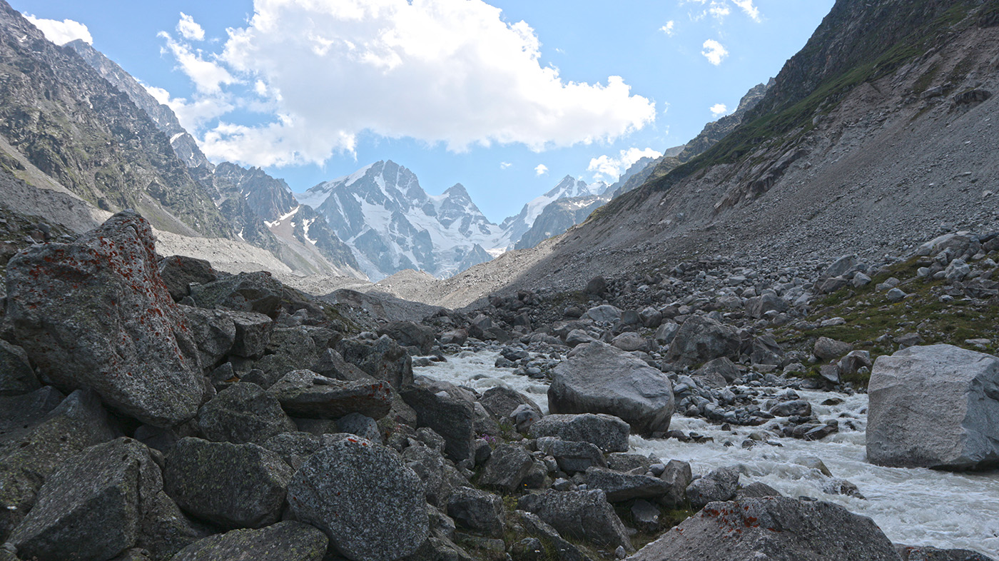 Ледник Нахашбита (Псыгансу), image of landscape/habitat.