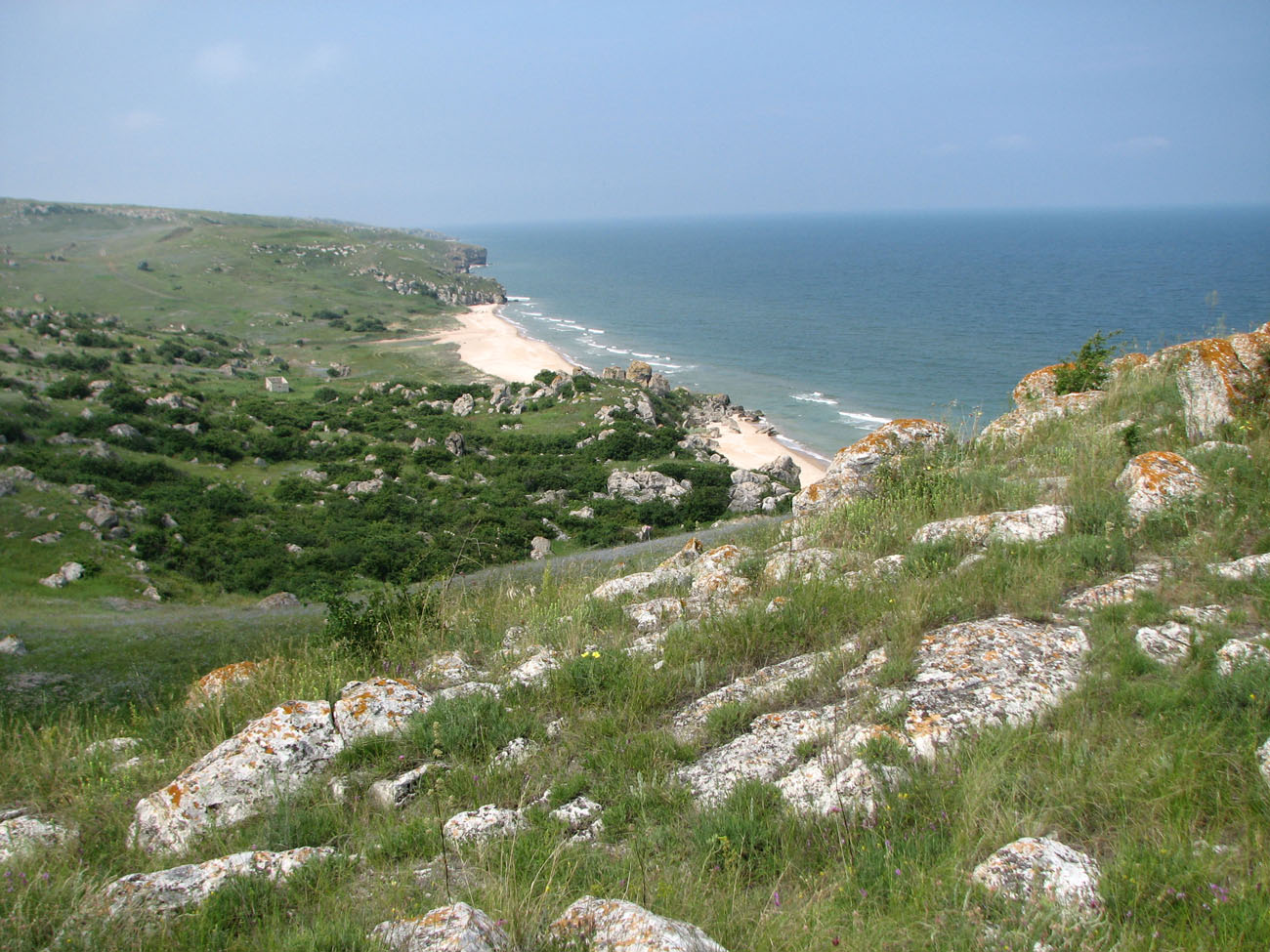 Караларская степь, изображение ландшафта.