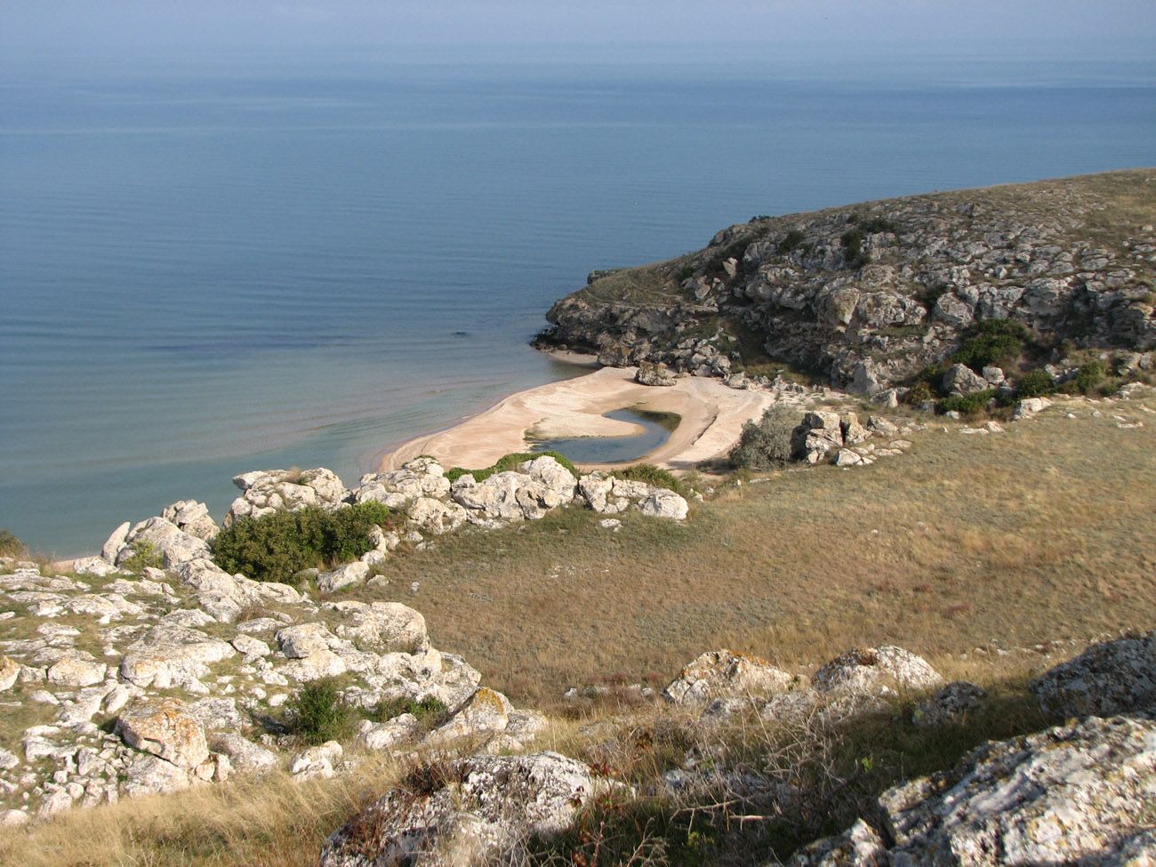 Караларская степь, изображение ландшафта.