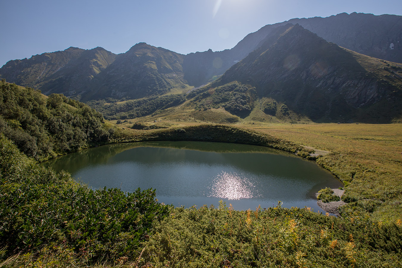 Верховья реки Уруштен, image of landscape/habitat.