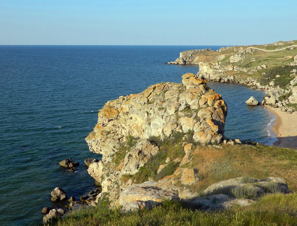 Караларская степь, изображение ландшафта.