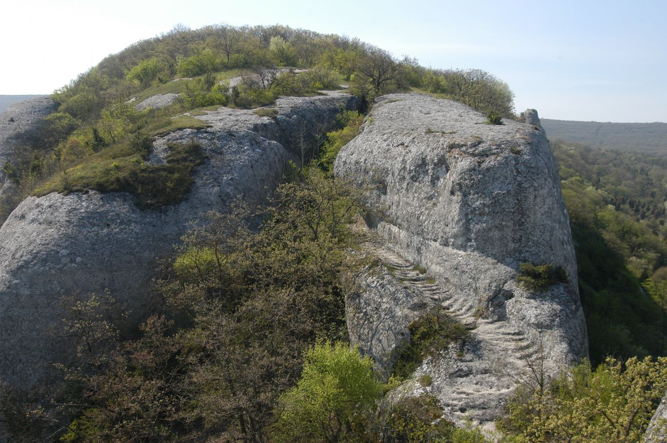 Пещерный город Эски-Кермен, изображение ландшафта.