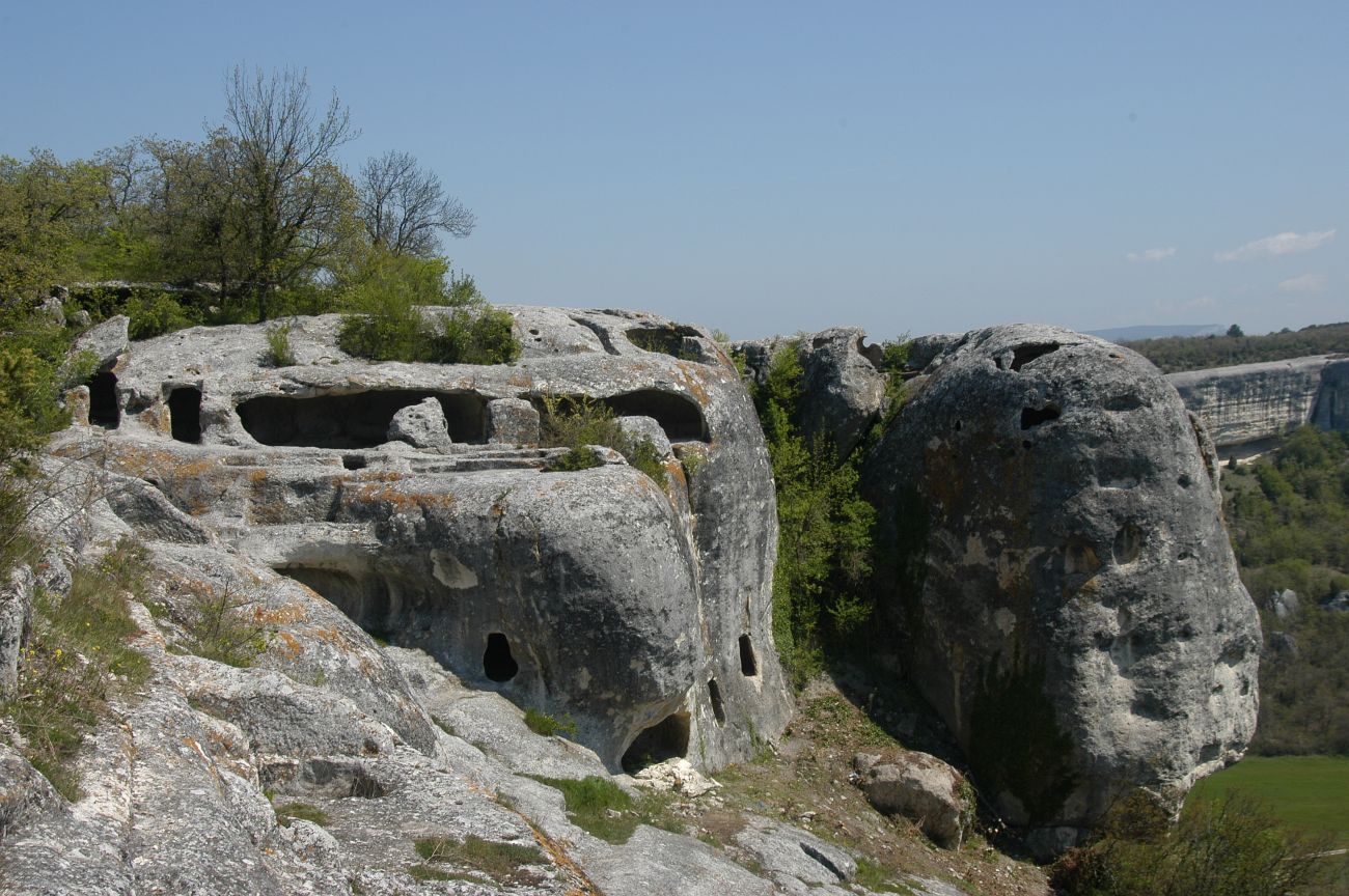 Пещерный город Эски-Кермен, image of landscape/habitat.