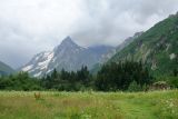 Долина реки Домбай-Ульген, image of landscape/habitat.