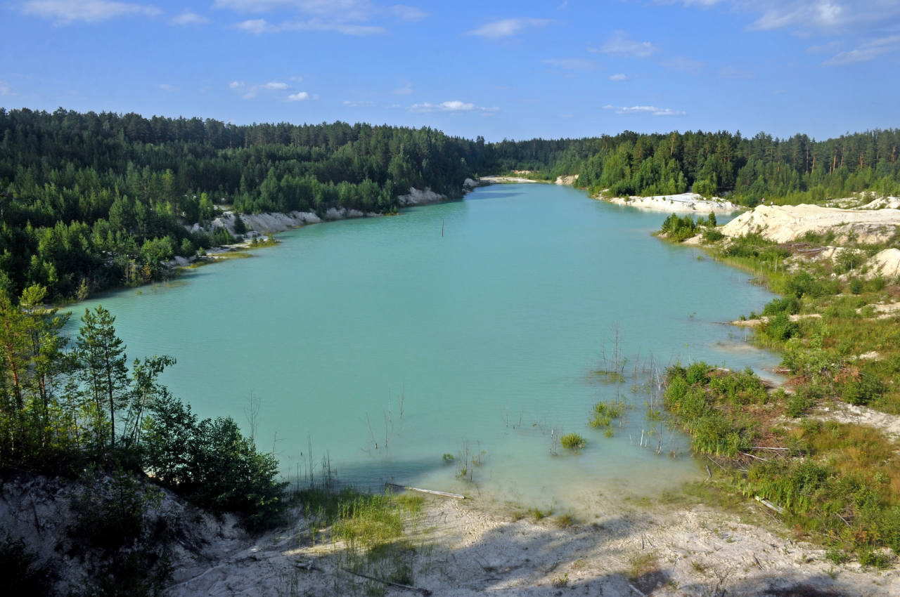 Каолиновый карьер, image of landscape/habitat.