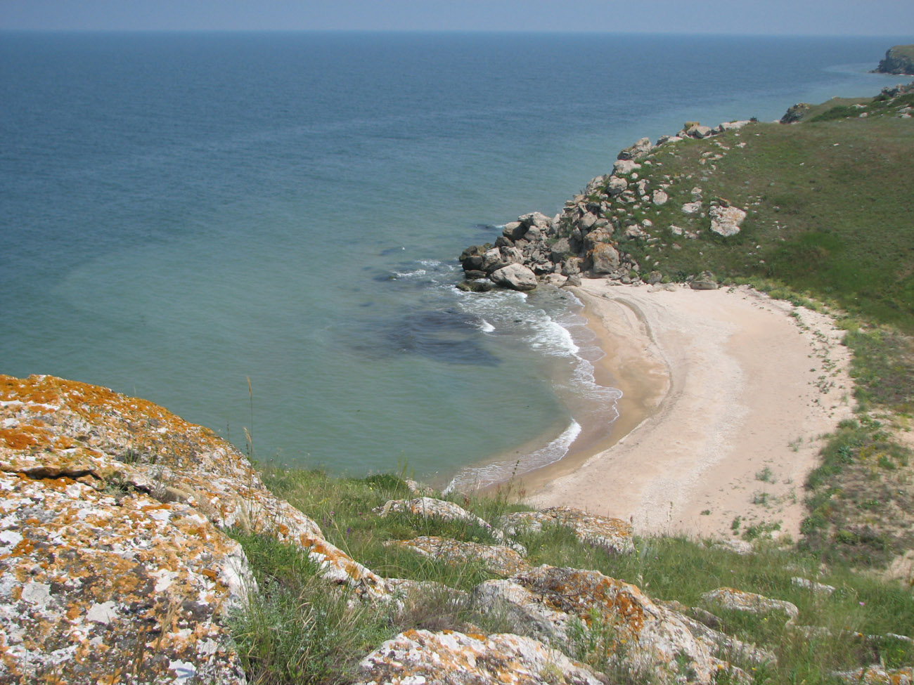 Караларская степь, изображение ландшафта.