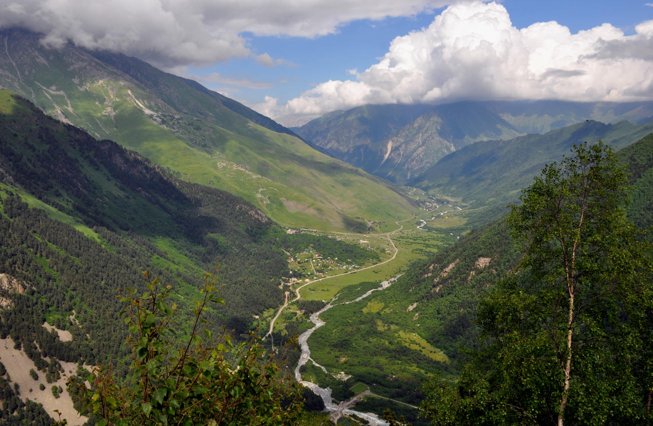 Верховья реки Урух, image of landscape/habitat.