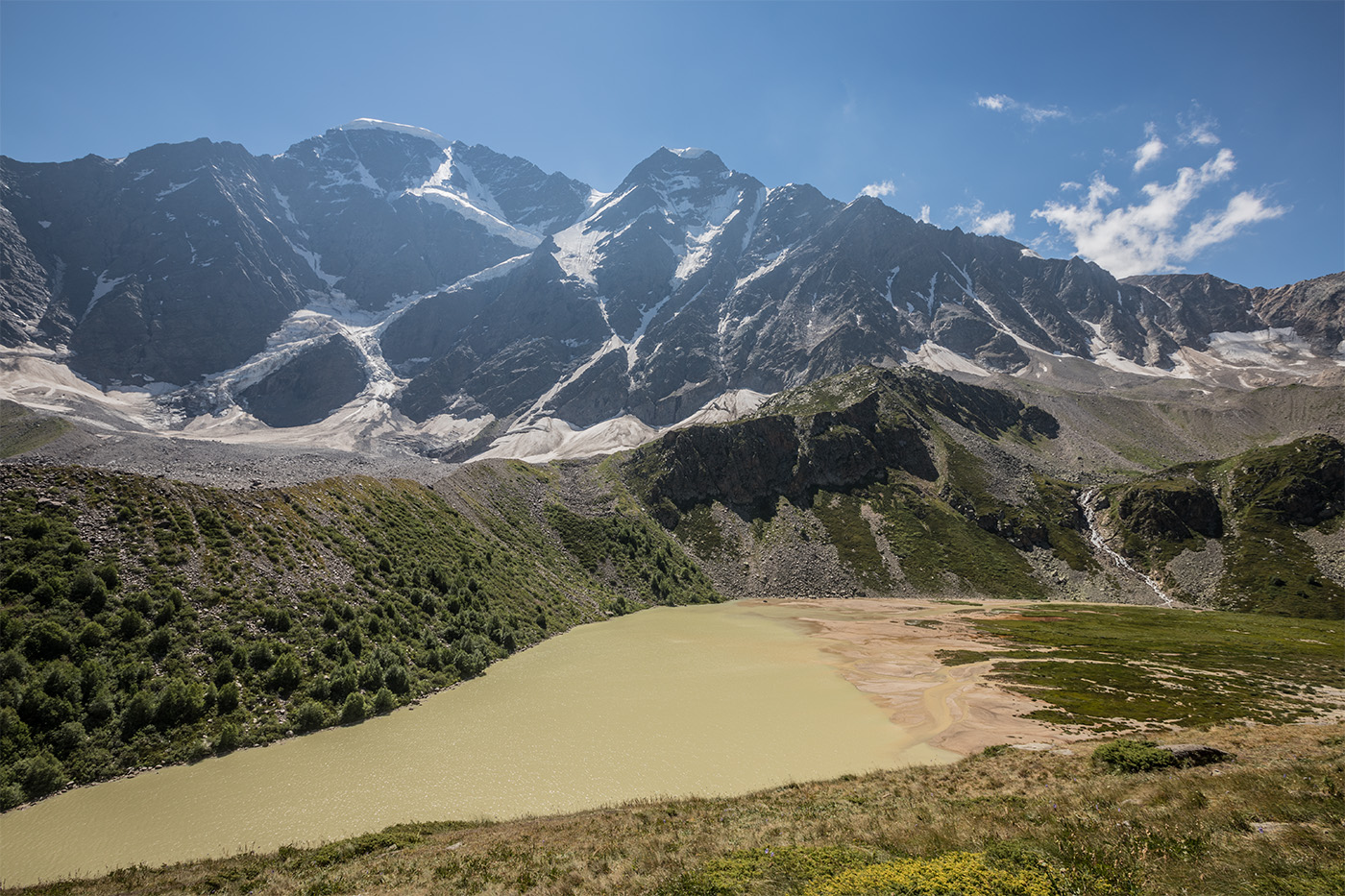 Окрестности озера Донгуз-Орун, image of landscape/habitat.