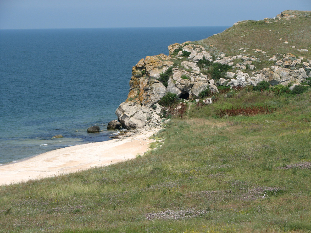 Караларская степь, изображение ландшафта.