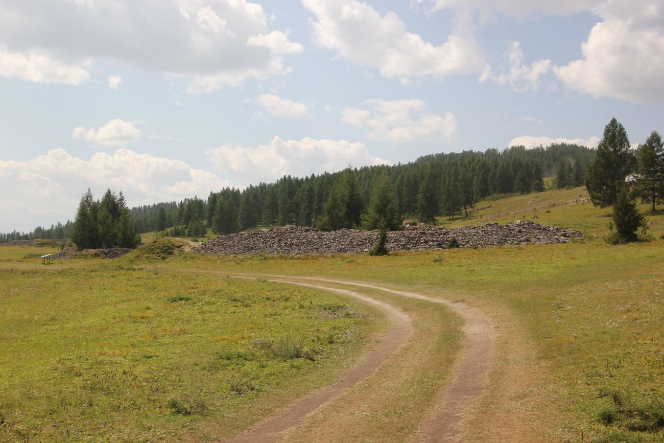 Урочище Пазырык, изображение ландшафта.