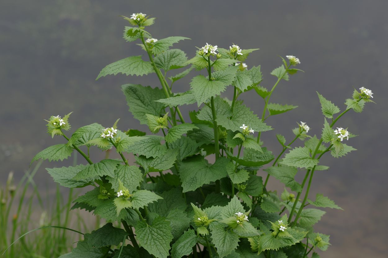 Image of Alliaria petiolata specimen.